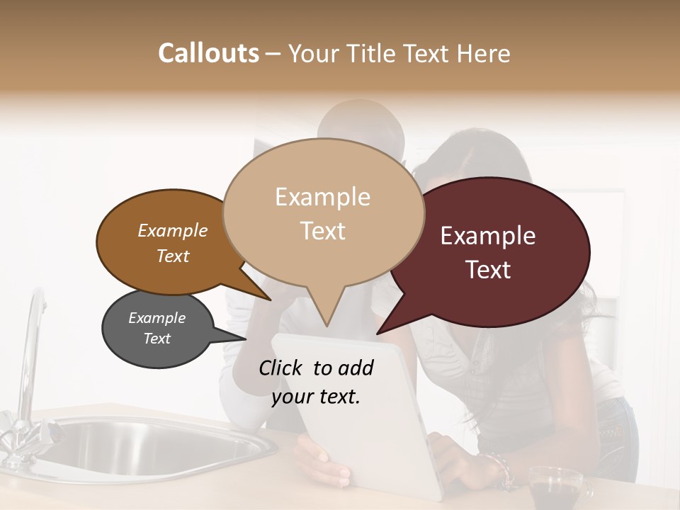 Happy Kitchen Happiness PowerPoint Template