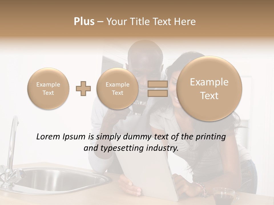 Happy Kitchen Happiness PowerPoint Template