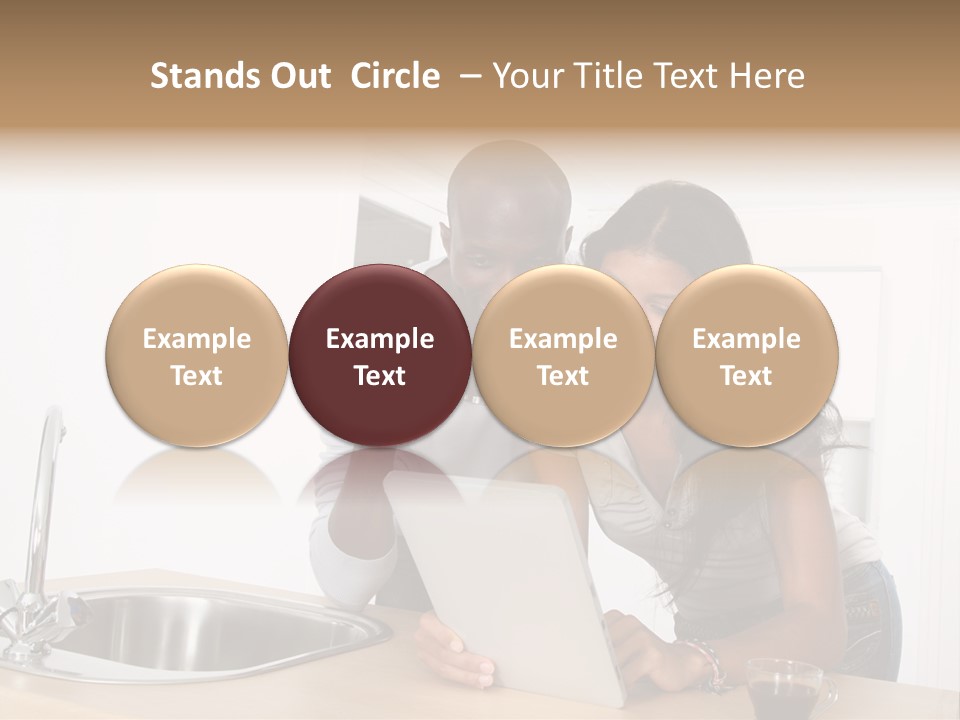 Happy Kitchen Happiness PowerPoint Template