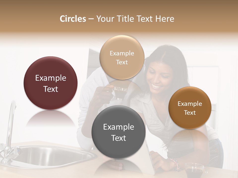 Happy Kitchen Happiness PowerPoint Template