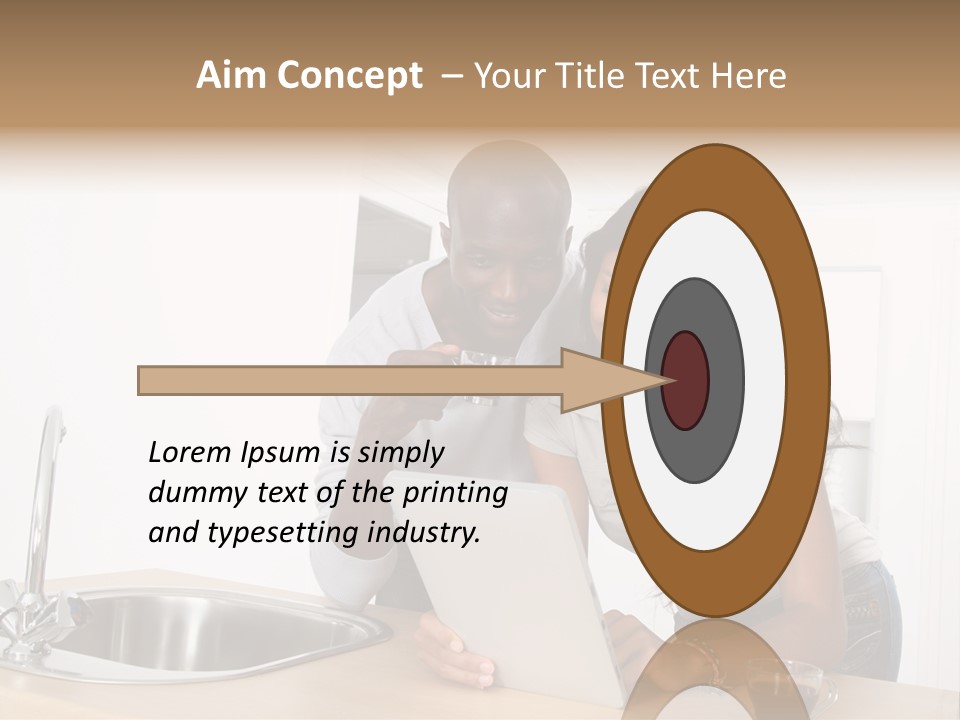 Happy Kitchen Happiness PowerPoint Template