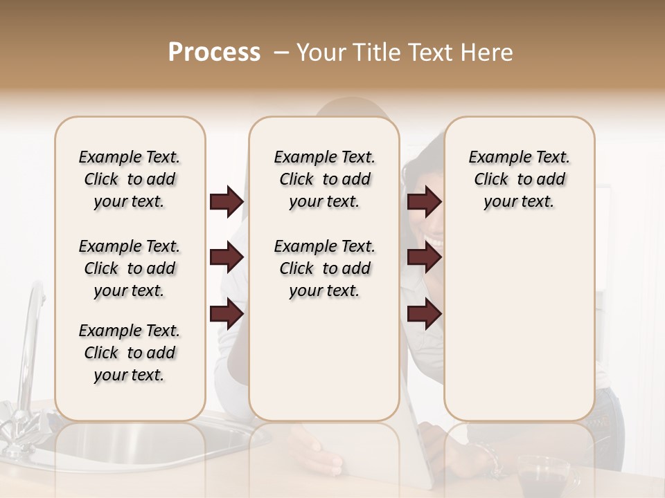 Happy Kitchen Happiness PowerPoint Template
