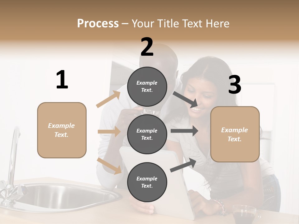 Happy Kitchen Happiness PowerPoint Template