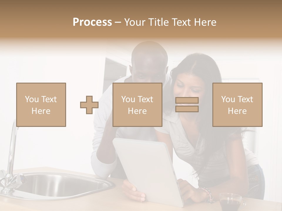 Happy Kitchen Happiness PowerPoint Template