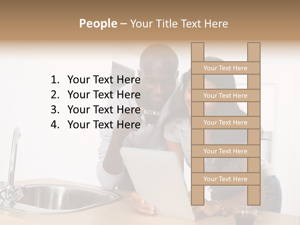 Happy Kitchen Happiness PowerPoint Template