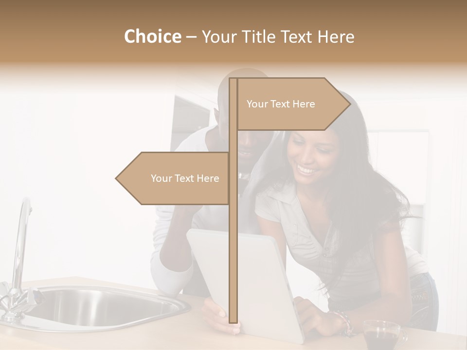 Happy Kitchen Happiness PowerPoint Template