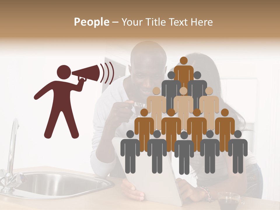 Happy Kitchen Happiness PowerPoint Template