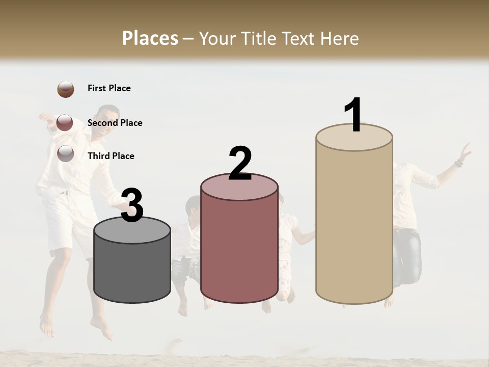 Water Run Childhood PowerPoint Template