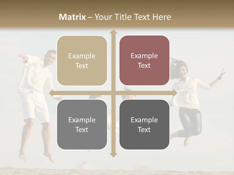 Water Run Childhood PowerPoint Template