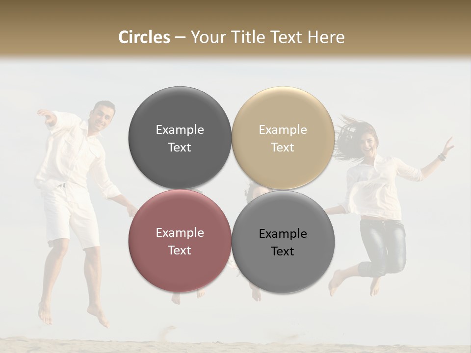 Water Run Childhood PowerPoint Template