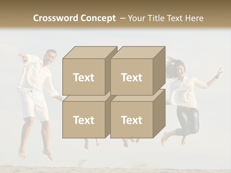 Water Run Childhood PowerPoint Template