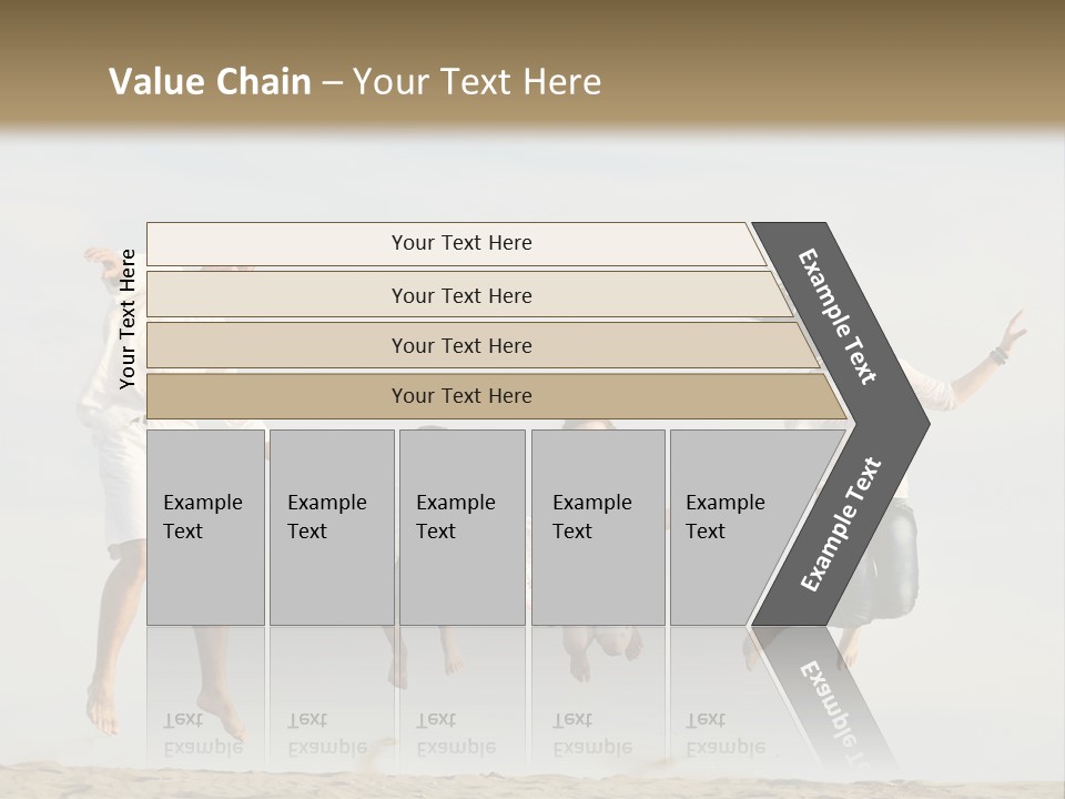 Water Run Childhood PowerPoint Template