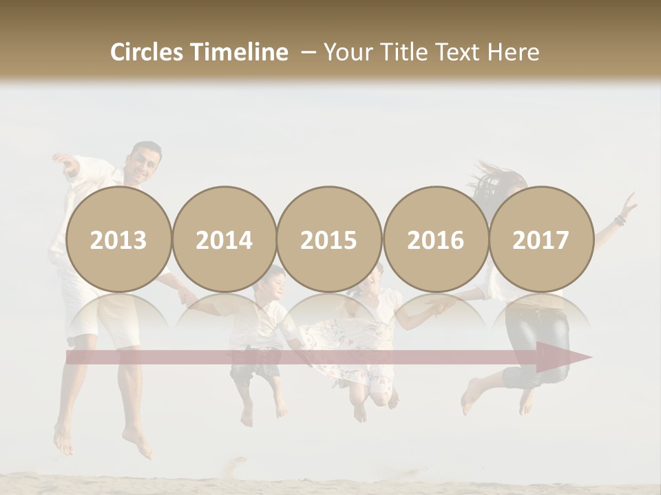 Water Run Childhood PowerPoint Template