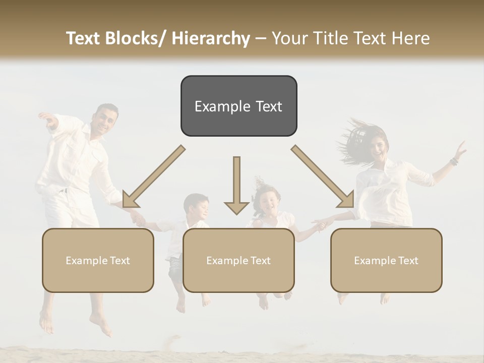 Water Run Childhood PowerPoint Template