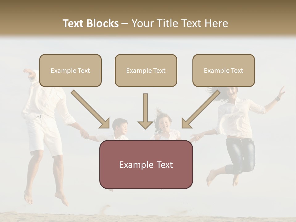 Water Run Childhood PowerPoint Template