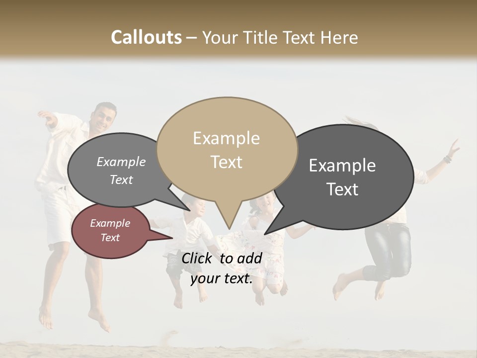 Water Run Childhood PowerPoint Template