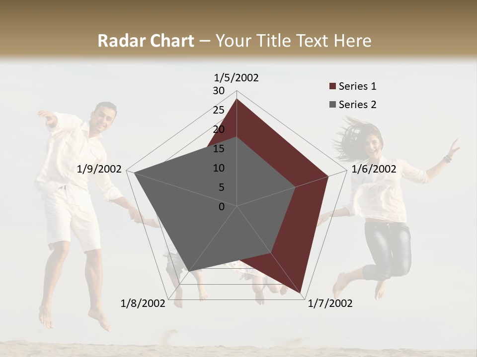 Water Run Childhood PowerPoint Template