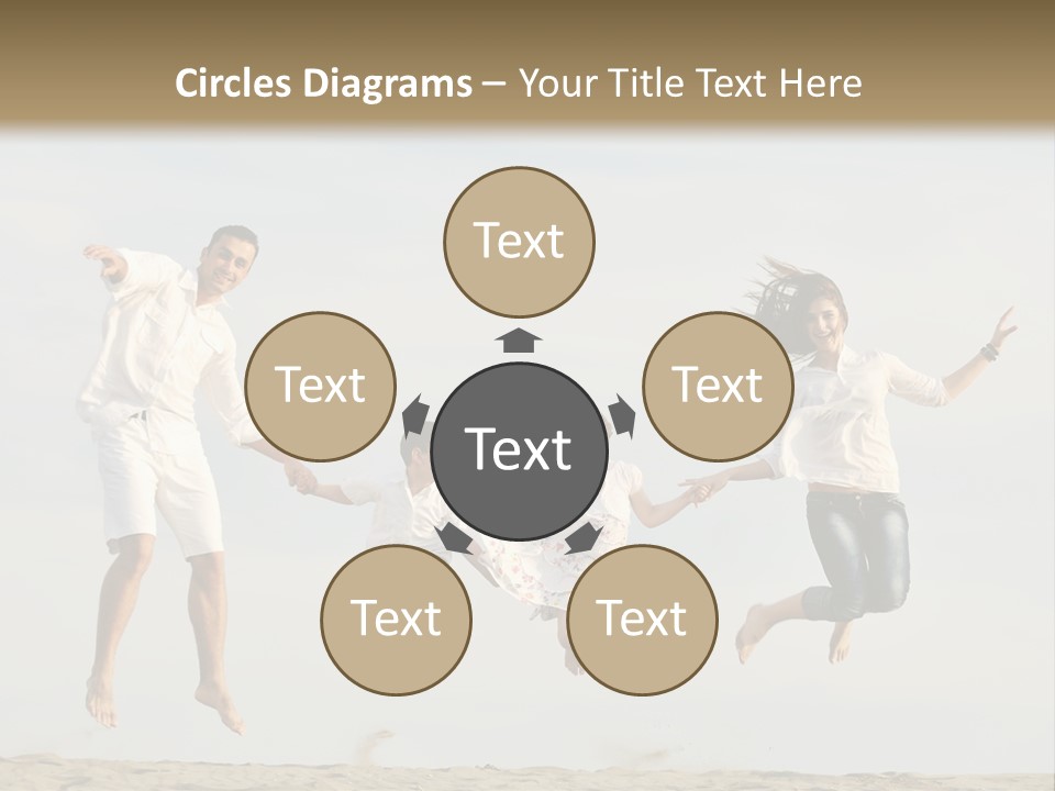 Water Run Childhood PowerPoint Template