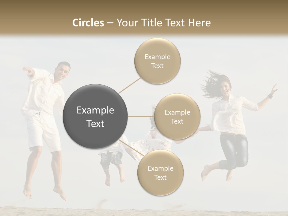 Water Run Childhood PowerPoint Template