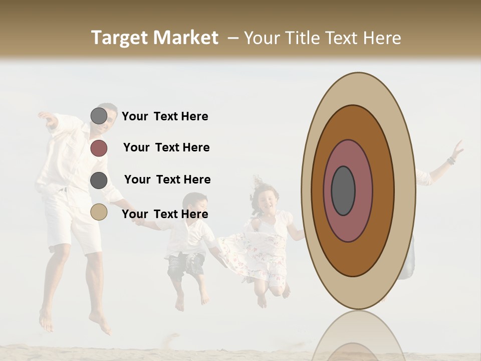 Water Run Childhood PowerPoint Template