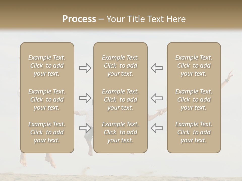 Water Run Childhood PowerPoint Template