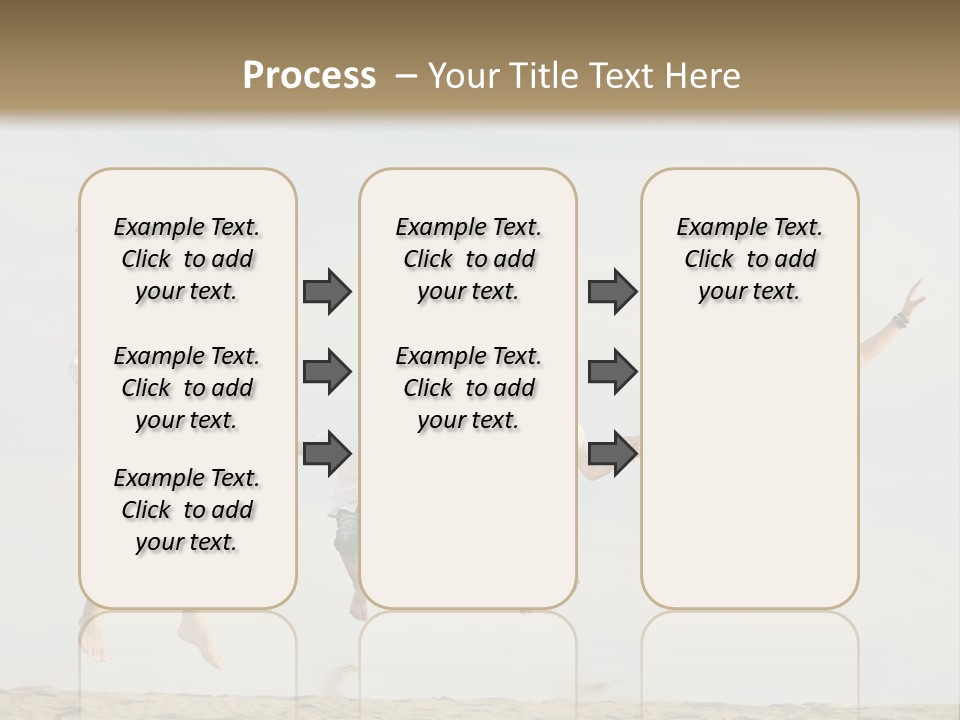 Water Run Childhood PowerPoint Template