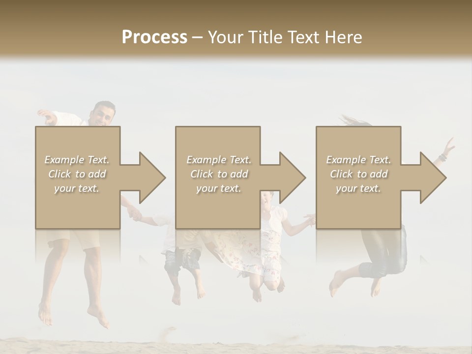 Water Run Childhood PowerPoint Template