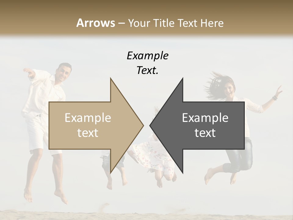 Water Run Childhood PowerPoint Template