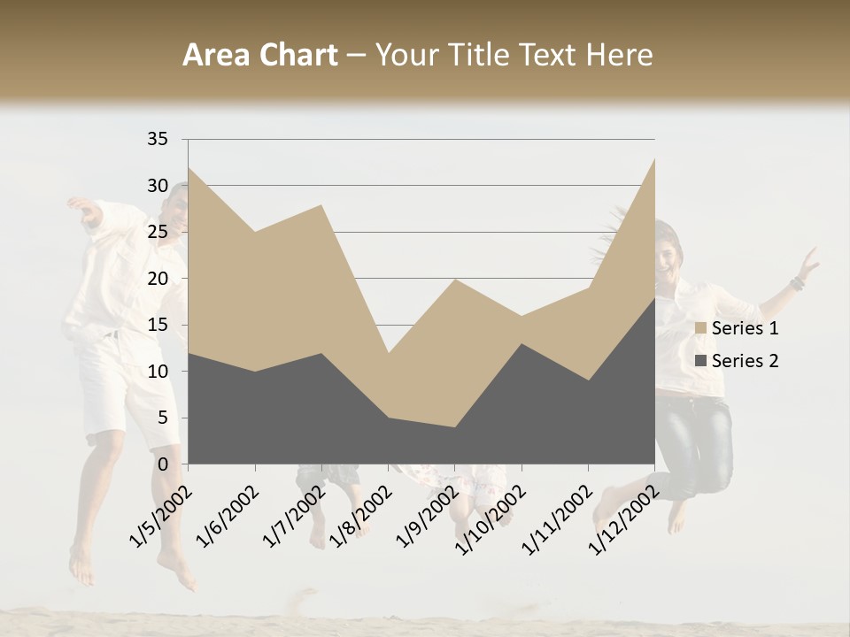 Water Run Childhood PowerPoint Template
