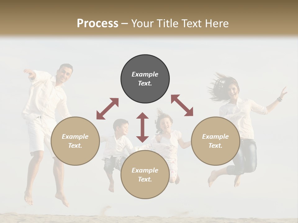 Water Run Childhood PowerPoint Template