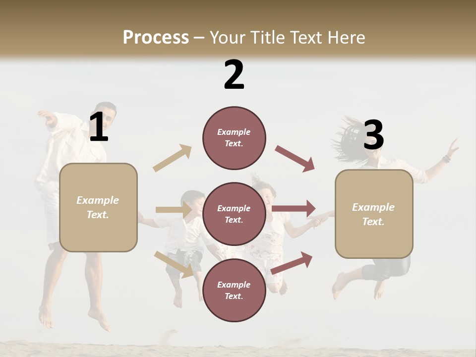 Water Run Childhood PowerPoint Template