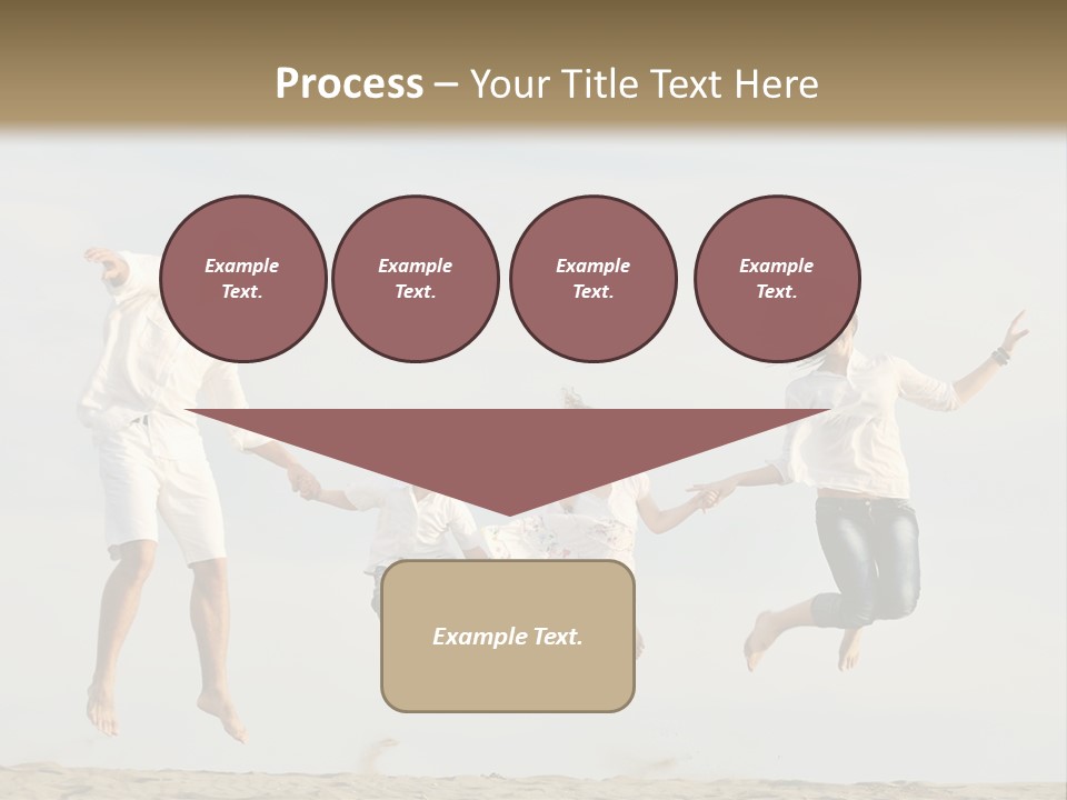 Water Run Childhood PowerPoint Template