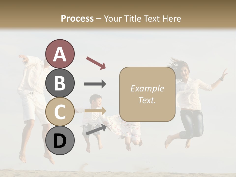 Water Run Childhood PowerPoint Template