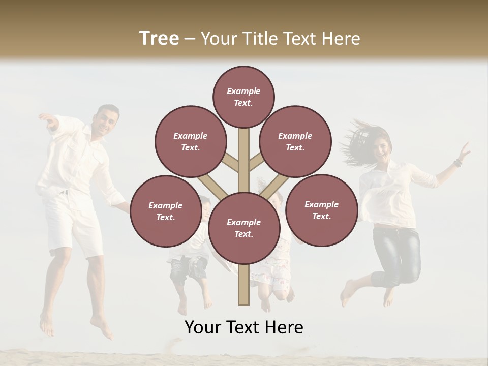 Water Run Childhood PowerPoint Template