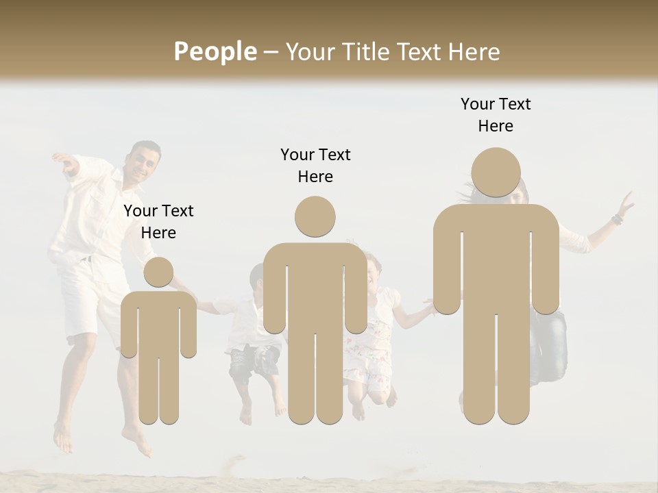 Water Run Childhood PowerPoint Template