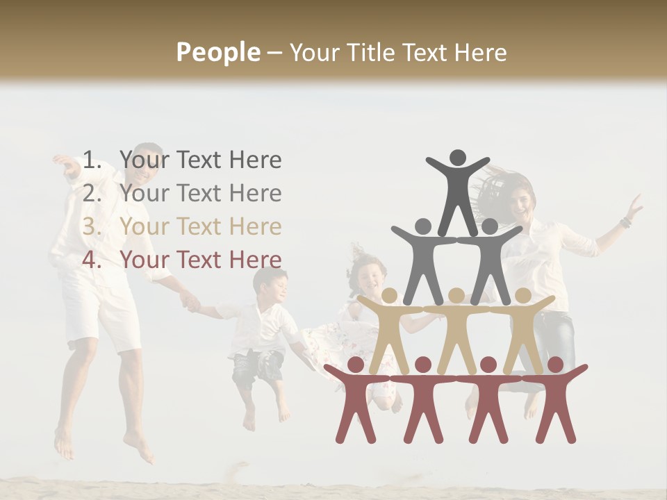 Water Run Childhood PowerPoint Template