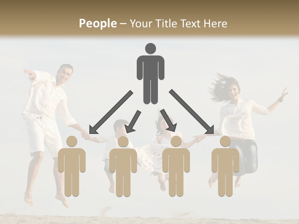 Water Run Childhood PowerPoint Template