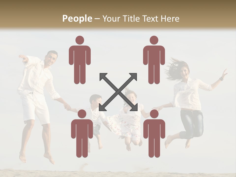 Water Run Childhood PowerPoint Template