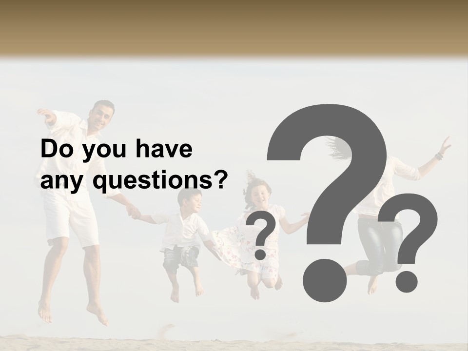 Water Run Childhood PowerPoint Template