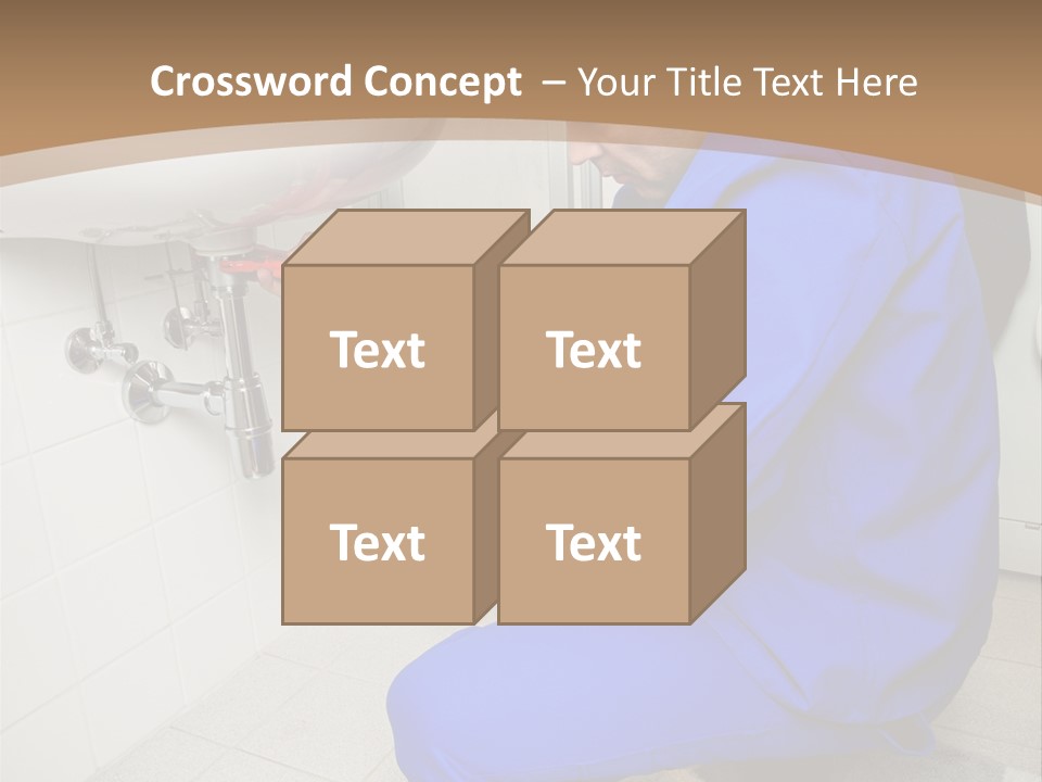 Home Improvement Installer Blocked PowerPoint Template