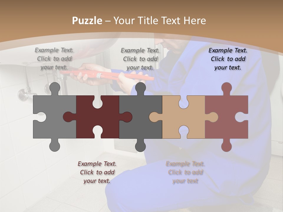 Home Improvement Installer Blocked PowerPoint Template