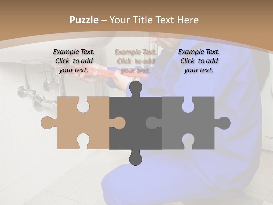 Home Improvement Installer Blocked PowerPoint Template
