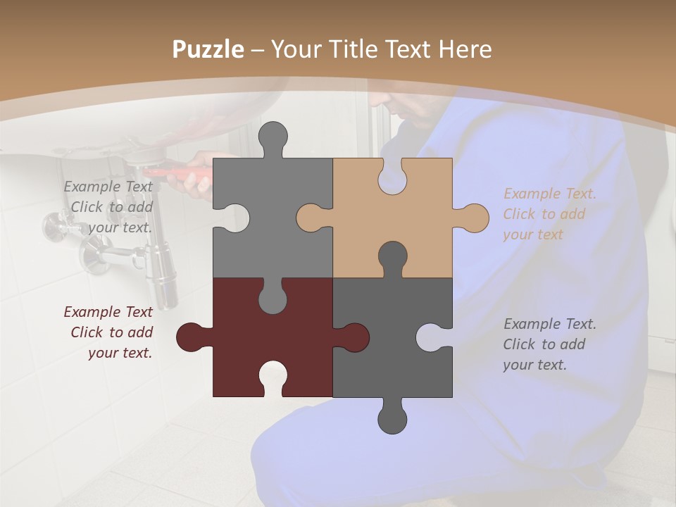 Home Improvement Installer Blocked PowerPoint Template