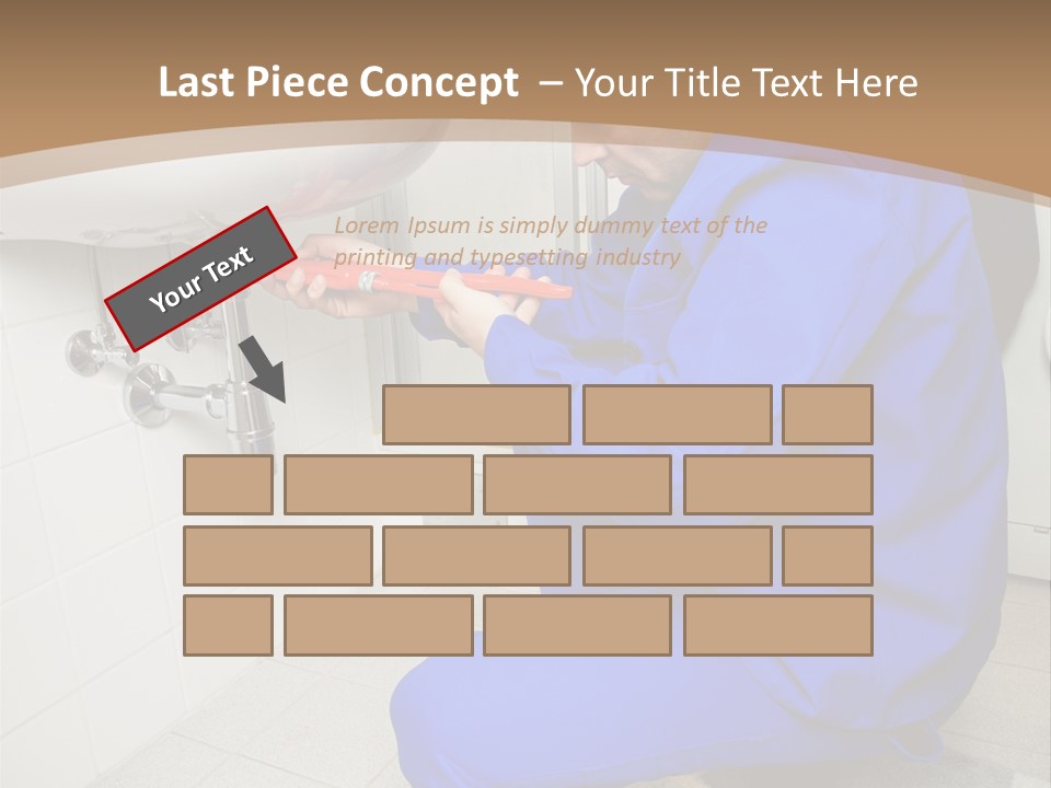 Home Improvement Installer Blocked PowerPoint Template