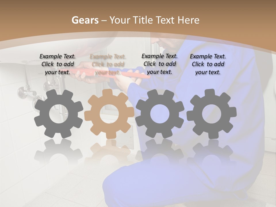 Home Improvement Installer Blocked PowerPoint Template