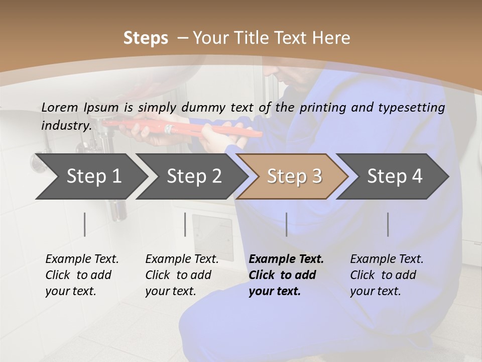 Home Improvement Installer Blocked PowerPoint Template