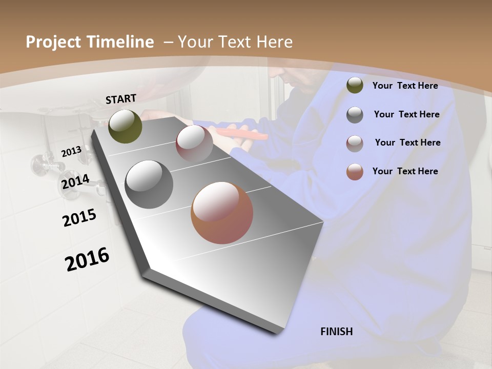 Home Improvement Installer Blocked PowerPoint Template