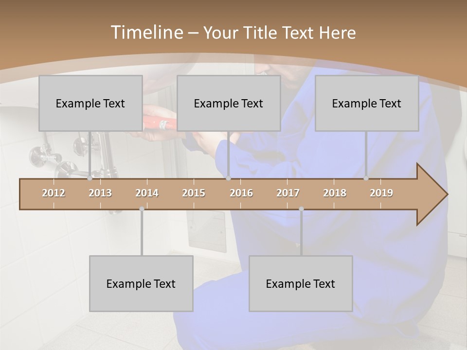Home Improvement Installer Blocked PowerPoint Template