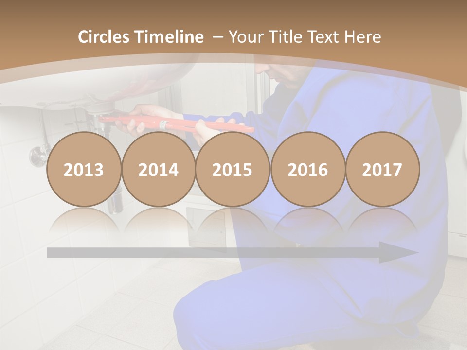 Home Improvement Installer Blocked PowerPoint Template