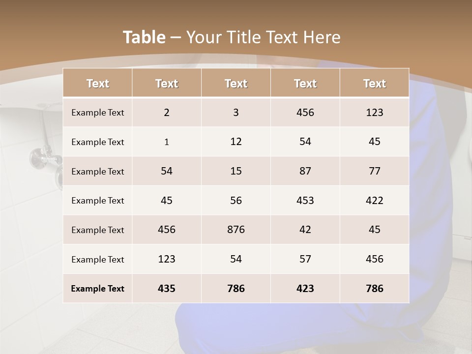 Home Improvement Installer Blocked PowerPoint Template